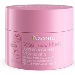 NACOMI_Vegan Rose Face Mask Soothing Calming maska ró¿ana ³agodz¹co uspokajaj¹ca 50ml