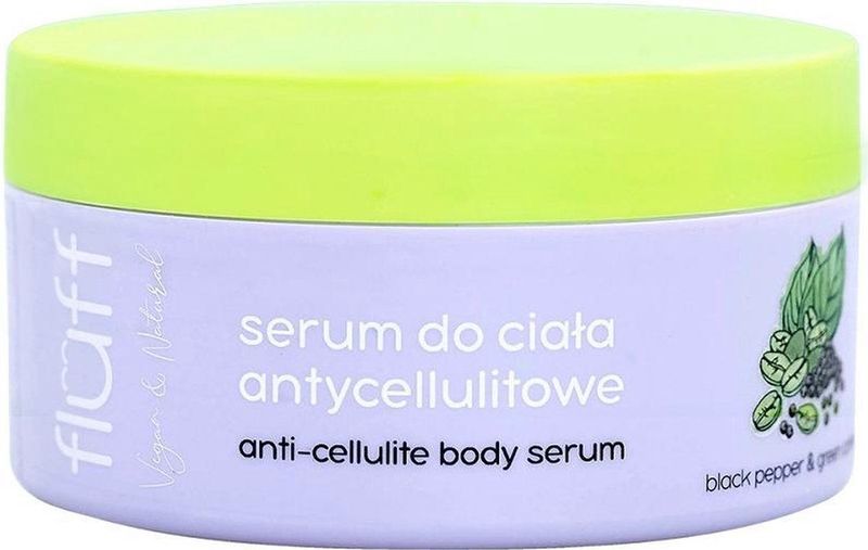 FLUFF - Anti-Cellulitis Lichaamsserum - 100ml - Groene Koffie - Afrikaanse Peper