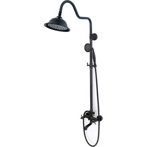 Rea Retro Regendouche Zwart 150cm