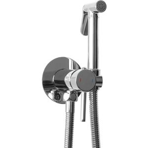 REA Loop - Bidetkraan Inbouw Mengkraan met Bidet Sproeier Set - Chroom