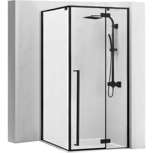 Duschkabine fargo 90X90 schwarz matt - REA