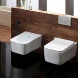 Rea Lungo Loop Black - Inbouw Bidetmengkraan - Zwart