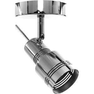TooLight Plafondlamp APP745-1C - GU10 - 18 x 15 cm - Chroom