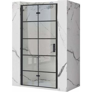 Rea Molier Black 90 - Douchedeur - 90 cm - Zwart