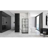 Rea Concept Black 90X90 - 190 cm - Douchecabine - Vierkant - Zwart