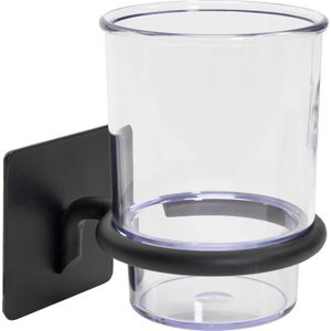 REA 322189A Tandenborstelhouder Wandmodel - 10 x 7.5 x 9.5 cm - Mat Zwart