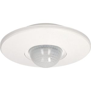 Bewegingssensor binnen voor lamp - Bewegingsmelder plafond tot 20 m - Motion sensor 360° - Doorgangsmelder 2000 Lux - Wit