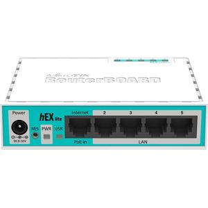 MikroTik RB750R2 hEX Lite: 5-poorts router, Router