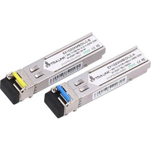Extralink - SFP WDM 1310/1550nm - Module - LC - DDM - Paar