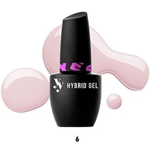 YES!YOU Uv-nagellak Nude Beige Colour, Shellac Nude Beige Classic Colour, uitharden onder UV/LED, LED-lamp, 15 g, kleur nr. 6