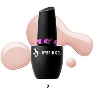 YES!YOU Uv-nagellak Nude Beige Colour, Shellac Nude Beige Classic Colour, uitharden onder UV/LED, LED-lamp, 15 g, kleur nr. 7