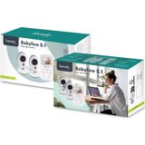 Lionelo - Babyline 5.1 - Babymonitor - Kleurendisplay - Automatisch Nachtzicht