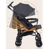 Lionelo Buggy Irma Black