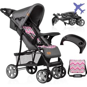 Lionelo Emma Plus - Buggy - lichte - 5-punts gordel - Kinderwagen tot 15kg