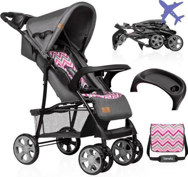 Lionelo Emma Plus - Buggy - lichte - 5-punts gordel - Kinderwagen tot 15kg