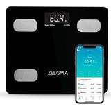Zeegma Gewit - SMART Personenweegschaal - 15 parameters - 200kg - LCD - APP