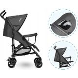 Lionelo Elia, Betthimmel, Leichtgewichtiger Kinderwagen, Beide Geschlechter, Feste Räder, Faltbar, Graphit
