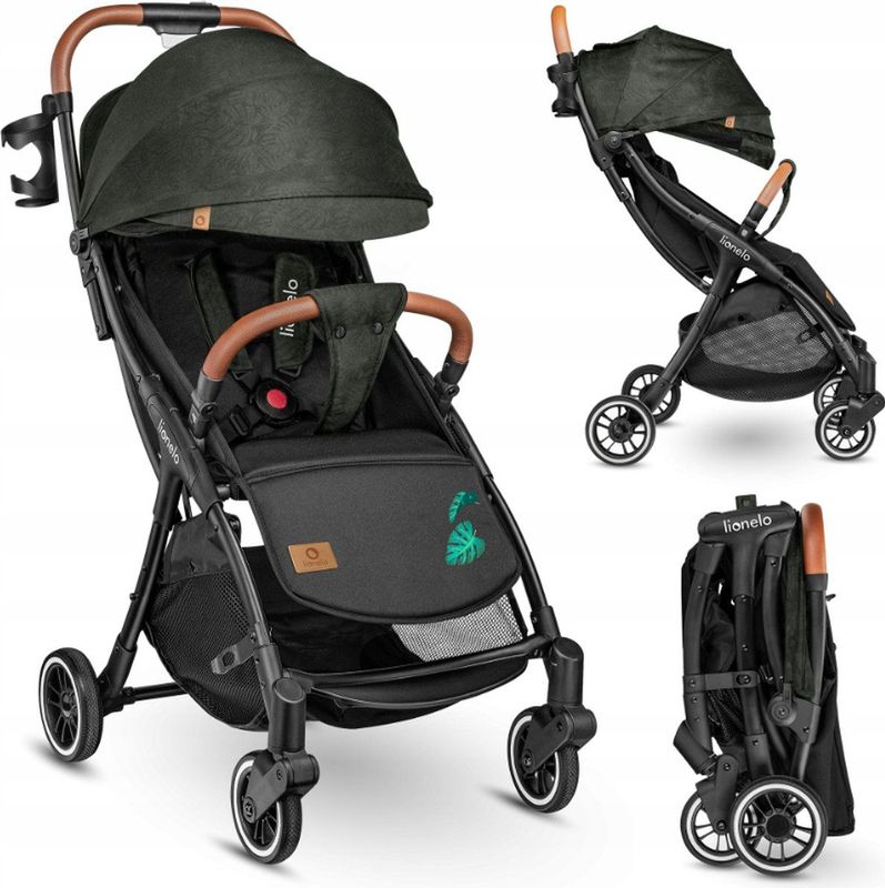 Lionelo Buggy Julie One Kinderwagen Premium Automatisch opvouwen Wandelwagen tot 22 kg Comfortabele zitje