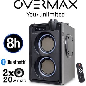 Overmax Soundbeat 5.0 - Portable speaker - 8 uur - BASS - Bluetooth™ 5.0
