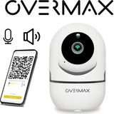 OVERMAX Camspot 3.6 draadloze Roterende camera, WiFi-IP, bewakingsopname Full HD, Nauwkeurige nachtmodus, Bewegingsdetectie, automatische tracking, microfoon en luidspreker, Live-beeld App, Smart Hom