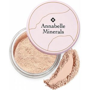 Annabelle Minerals Matte Mineral Foundation Mineraal Poeder Foundation voor Matte Uitstraling Tint Golden Fair 4 gr