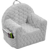 Albero Mio Velvet Grijs Kinderfauteuil