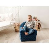 Albero Mio Velvet Navy Kinderfauteuil