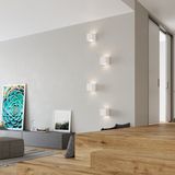 SOLLUX LIGHTING Leo keramische wandlamp | modern design zeer veelzijdig | verwisselbare E27-lamp 1 x 60W | wit 14 x 14 x 14 cm