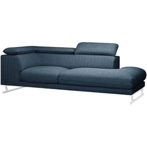 Chaise longue Gigi Big rechts linnen | Cozyhouse