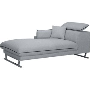 Chaise longue Gigi links met contrast piping | Cozyhouse