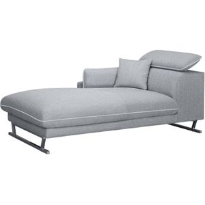 Chaise longue Gigi links met contrast piping | Cozyhouse