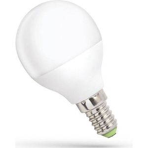 Spectrum - LED lamp E14 - G45 - 4W vervangt 40W - 4000K helder wit licht