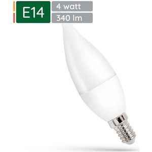 Spectrum - LED Kaarslamp - Neutraal Wit - E14 - 4W - 230V - 340 Lumen - Energiezuinig