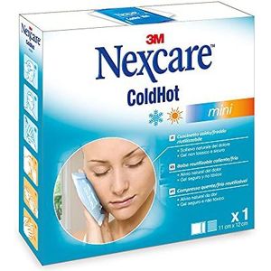 Nexcare ColdHot Therapy Pack Mini, 1/Pack - Helpt zwelling, ontsteking en pijn te verminderen, herbruikbare verpakking met niet-giftige gel