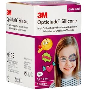 Opticlude 3m Silicone Eye Patch Girl Maxi 50  -  3M