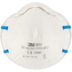 3M - Stofmasker FFP2 - 3 Stuks - Polypropyleen en Polyisopreen