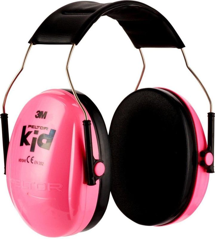 Peltor Hearing Protector Kid Neon Pink 1