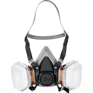 3M Halbmaske 6002C Mehrweg inkl. Wechselfilter grau