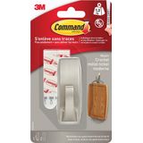 3M Command ® Medium Metalen Haak „modern Reflection” (l X B X H) 79 X 29 X 29 Mm Nikkel (geborsteld) Inhoud: 1 Stuk(s)