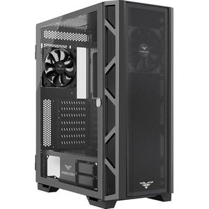 PREYON - Nest Meshy - Midi Tower - Zwart - ATX, Extended ATX, Micro ATX, Mini ITX - Zonder Voeding