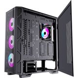 PREYON - Nest Meshy+ - Midi Tower - Zwart - ARGB - Zonder Voeding
