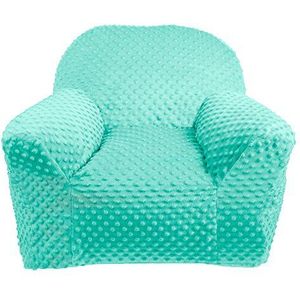 LULANDO Kinderstoel Plush Minky, licht en zacht, anti-allergisch, kindermeubels, Öko-Tex Standard 100, kleur: mint