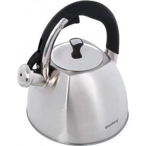 Klausberg KB-7409 fluitketel - 2,2L - rvs - alle warmtebronnen