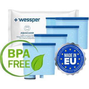 Waterfilter compatibel met Philips AquaClean CA6903/10 CA6903/22 CA6903 kalkfilter, Aqua Clean filterpatroon voor Saeco en Philips volautomatische espressomachines - 4 stuks