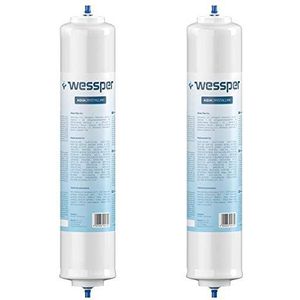 Wessper Waterfilter voor koelkast compatibel met Samsung LG AEG Haier Whirpool DA29-10105J, HAFEX/EXP, DA99-02131B, WSF-100, 5231JA2010B, 0060823485A, BL9808, EF-9603,