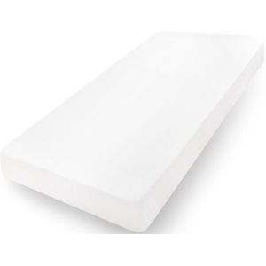 Babymatex - Jersey Hoeslaken - Wit - 100% Katoen