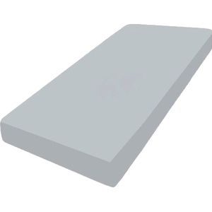 Babymatex - Jersey Hoeslaken - Grijs - 100% Katoen - Geschikt voor Juniormatrassen