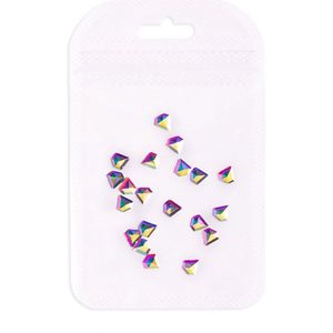 DRM Iriserende 3D Nageldecoratie Steentjes 20st. # 12