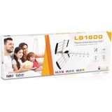 Libox - LB1600 - Antenne - Zwart - Pasywna DVB-T Buitenantenne 18 dB