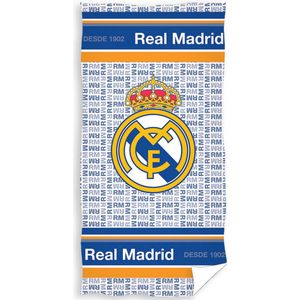Real Madrid Strandlaken RM - 70 X 140 Cm Polyester
